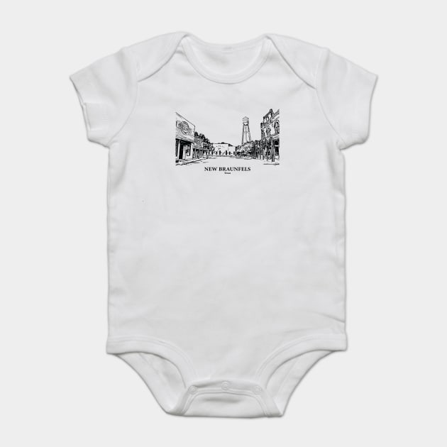 New Braunfels - Texas Baby Bodysuit by Lakeric